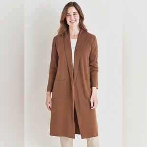 J. Jill Rich Brown Knit Cardigan